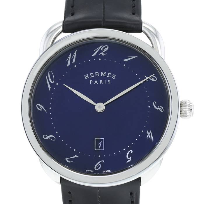 Montre Hermès Arceau en acier Ref: Hermès - AR7Q. 810  Vers 2010 - 00pp