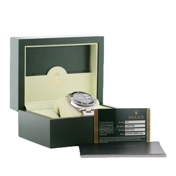 Montre Rolex Submariner Date en acier Ref: Rolex - 116610  Vers 2012 - Detail D2