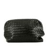 Bottega Veneta  Pouch pouch  in black intrecciato leather - 360 thumbnail