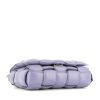 Bottega Veneta Chain Cassette handbag  in purple intrecciato leather - Detail D5 thumbnail