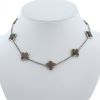 Van Cleef & Arpels Pure Alhambra necklace in white gold and mother of pearl - 360 thumbnail