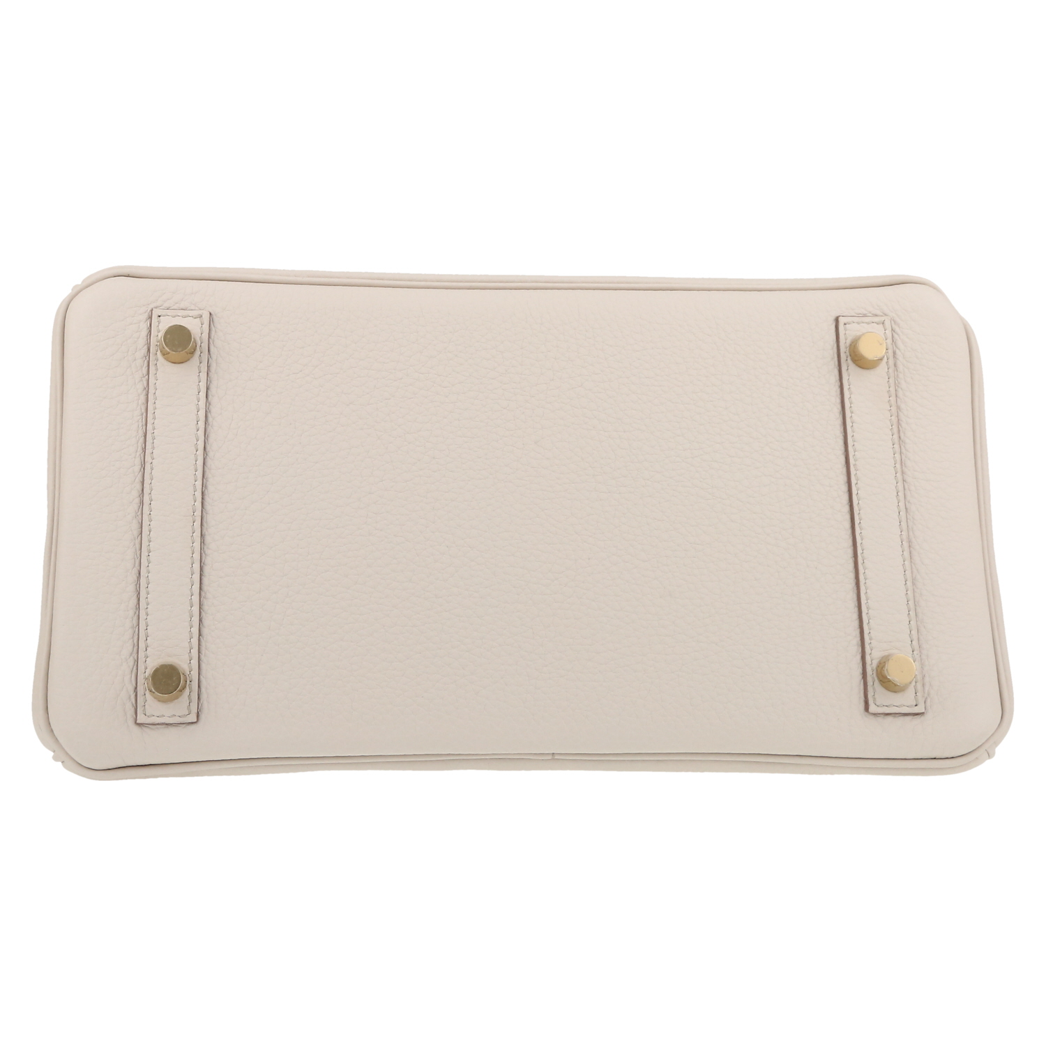 Sac à main Hermès  Birkin 30 cm en cuir togo Craie - Detail D1