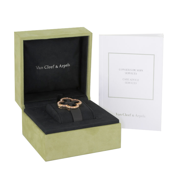 Montre Van Cleef 
Arpels Alhambra et or rose Vers 2020