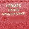 Sac bandoulière Hermès  Constance mini  en cuir Swift rouge Piment - Detail D4 thumbnail