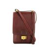 Hermès  Bobby handbag  in burgundy epsom leather - 360 thumbnail