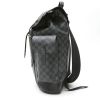 Louis Vuitton  Christopher backpack  in grey Graphite damier canvas  and black leather - Detail D5 thumbnail