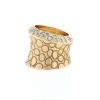 Pomellato Cocco ring in pink gold and diamonds - 360 thumbnail
