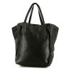 Celine  Cabas shopping bag  in black grained leather - 360 thumbnail