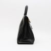 Hermès  Kelly 35 cm handbag  in black box leather - Detail D8 thumbnail