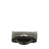 Bolso de mano Hermès  Kelly 20 cm en cuero Tadelakt negro - 360 Front thumbnail
