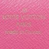 Billetera Louis Vuitton   en lona Monogram marrón y cuero rosa - Detail D3 thumbnail