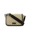 Gucci Vintage shoulder bag  in beige logo canvas  and brown leather - 360 thumbnail
