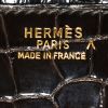 Borsa Hermès  Birkin 35 cm in coccodrillo marino grigio - Detail D3 thumbnail