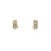 Paire de boucles d'oreilles Hermès Khilim en or jaune et diamants - 00pp thumbnail
