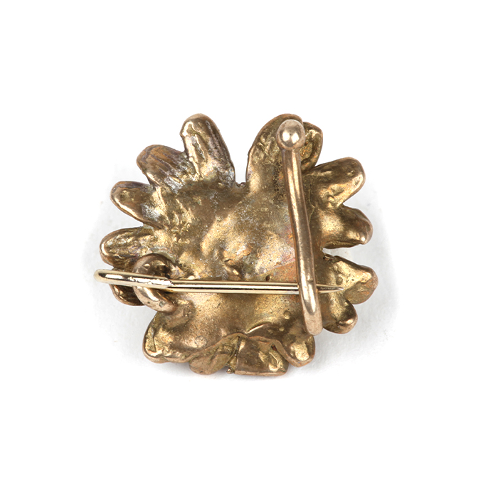 Claude Lalanne, broche "Pâquerette", en bronze doré, vers 1980/90 - Detail D1