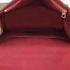 Louis Vuitton  Metis shoulder bag  in ebene damier canvas  and red leather - Detail D3 thumbnail