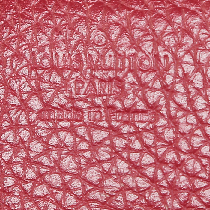 Bolso bandolera Louis Vuitton  Metis en lona a cuadros ébano y cuero rojo - Detail D4