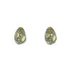 Pomellato Tabou earrings in pink gold, silver and peridots - 00pp thumbnail