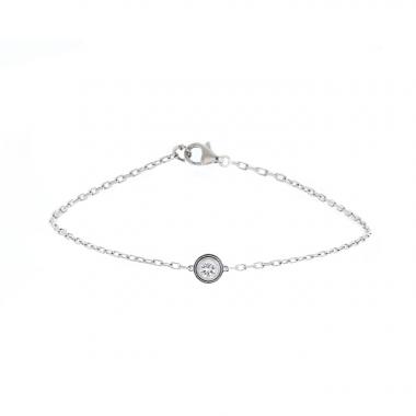 Brazalete Cartier Cartier d'Amour de oro blanco y diamante