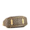 Louis Vuitton  Galliera handbag  in brown monogram canvas  and natural leather - Detail D4 thumbnail