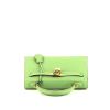 Hermès  Kelly 25 cm handbag  in Criquet green epsom leather - 360 Front thumbnail