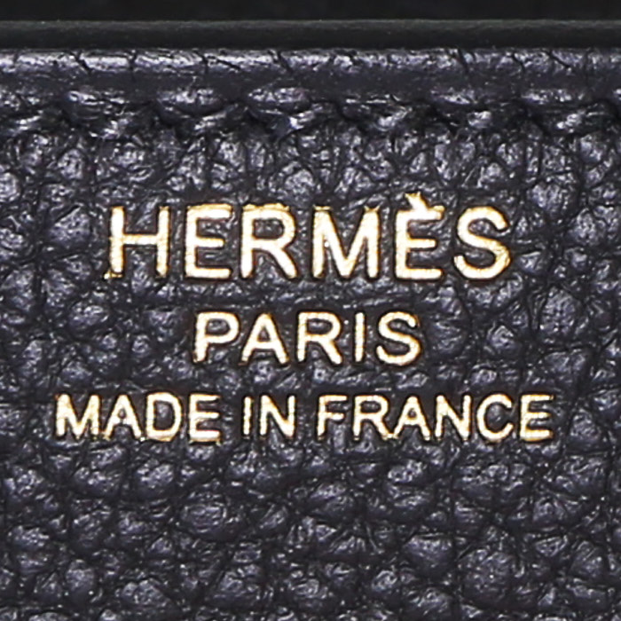 Borsa Hermès  Birkin 25 cm in pelle togo nera - Detail D3