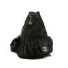 Mochila Chanel   en cuero negro - 00pp thumbnail