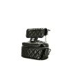Mochila Chanel  Sac à dos en cuero negro y plástico transparente - 00pp thumbnail