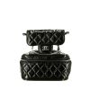 Chanel  Sac à dos backpack  in black leather  and transparent plastic - 360 thumbnail