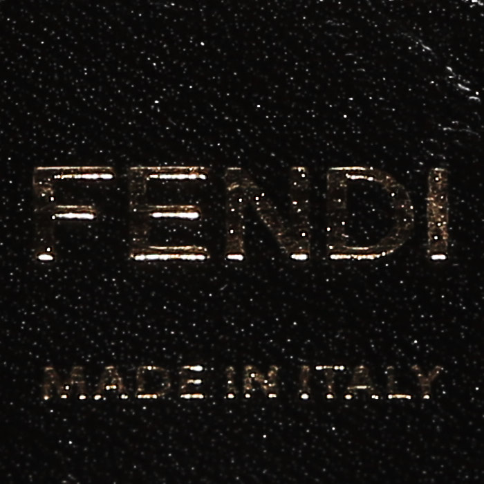 Bolso bandolera Fendi   en cuero negro - Detail D3