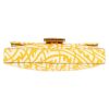 Fendi  Baguette handbag  in white and yellow canvas  and yellow leather - Detail D1 thumbnail