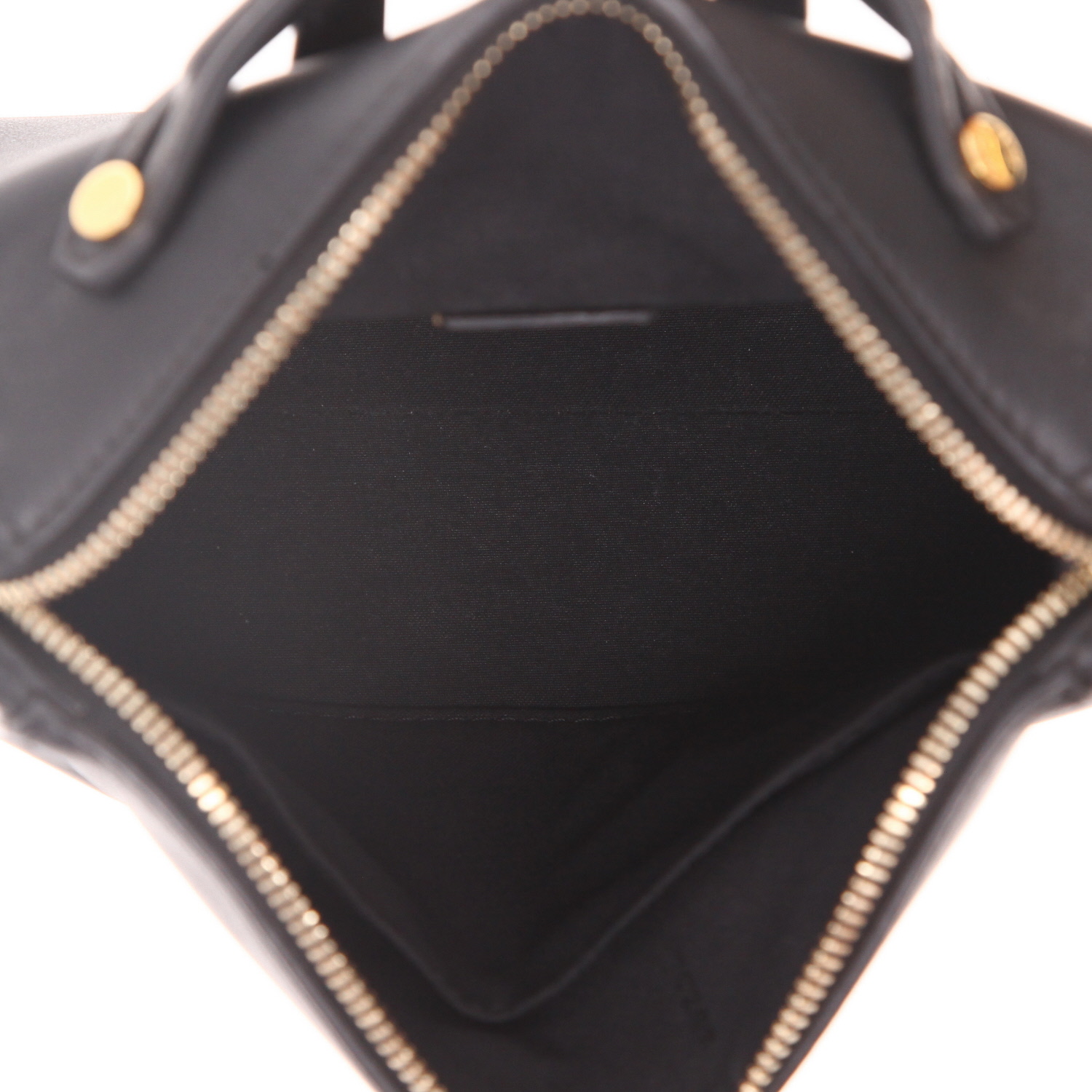 Bolso de mano Fendi   en cuero negro - Detail D3