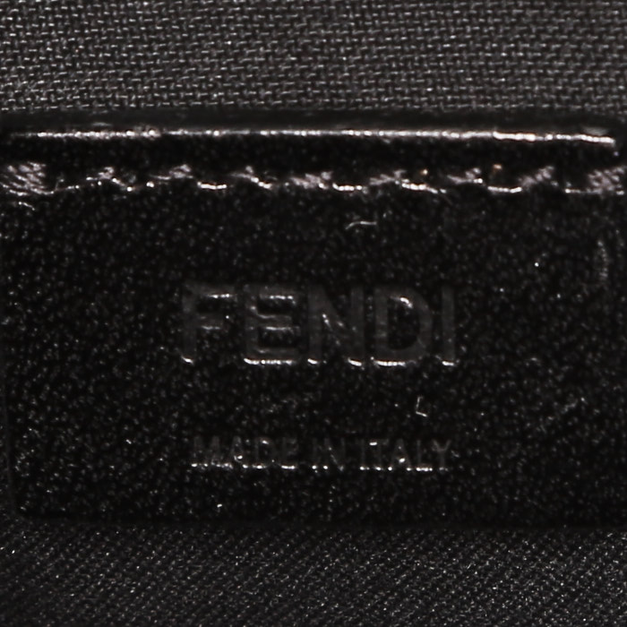 Sac à main Fendi   en cuir noir - Detail D4