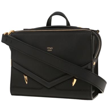 Bolso de mano Fendi   en cuero negro