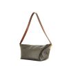 Saint Laurent  Monogramme handbag  in brown monogram canvas  and brown leather - 00pp thumbnail