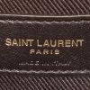 Bolso de mano Saint Laurent  Monogramme en lona Monogram marrón y cuero marrón - Detail D3 thumbnail