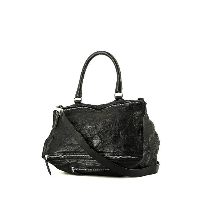 Givenchy  Pandora shoulder bag  in black grained leather - 00pp