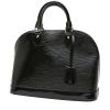 Bolso de mano Louis Vuitton  Alma modelo pequeño  en cuero Epi negro y charol negro - 00pp thumbnail