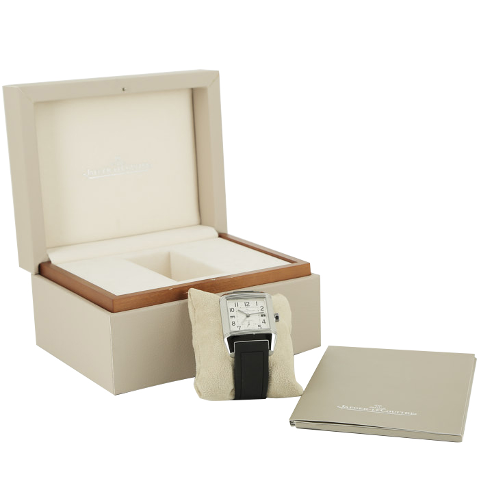 Orologio Jaeger-LeCoultre Reverso Squadra Hometime in acciaio Circa 2000 - Detail D3