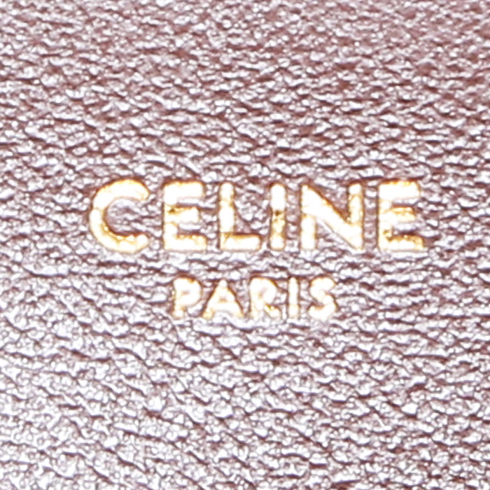 Sac bandoulière Celine  C bag en cuir marron - Detail D4