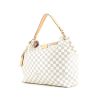 Borsa Louis Vuitton  Graceful in tela a scacchi azzurro e pelle naturale - 00pp thumbnail