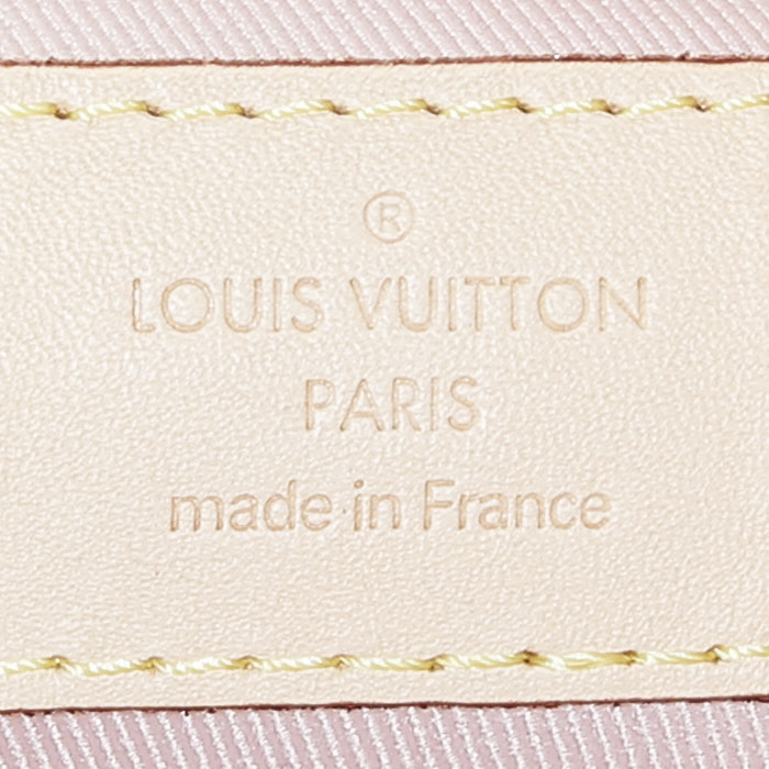 Sac à main Louis Vuitton Graceful en toile damier azur et cuir naturel - Detail D3