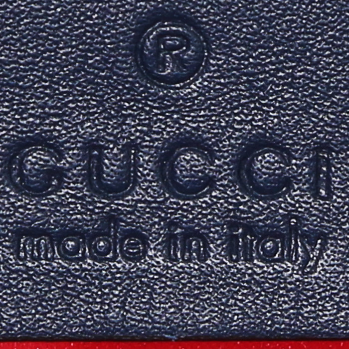 Gucci  GG Marmont small model  shoulder bag  in blue denim - Detail D4
