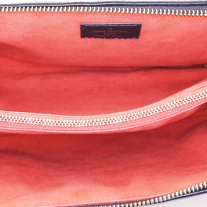 Borsa Louis Vuitton Coussin in pelle monogram multicolore e pelle blu marino - Detail D3