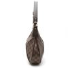 Bolso para llevar al hombro o en la mano Louis Vuitton  Thames en lona a cuadros ébano y cuero esmaltado marrón - Detail D6 thumbnail