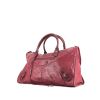 Balenciaga  City handbag  in burgundy leather - 00pp thumbnail