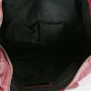 Balenciaga  City handbag  in burgundy leather - Detail D2 thumbnail