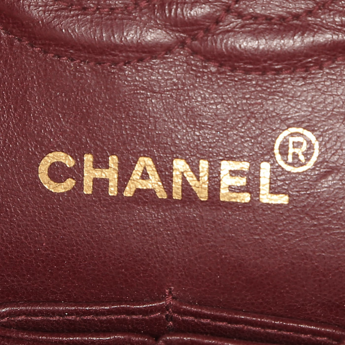 Borsa Chanel  Vintage in pelle trapuntata nera - Detail D4