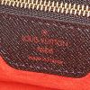 Louis Vuitton  Brera handbag  in ebene damier canvas  and brown leather - Detail D3 thumbnail