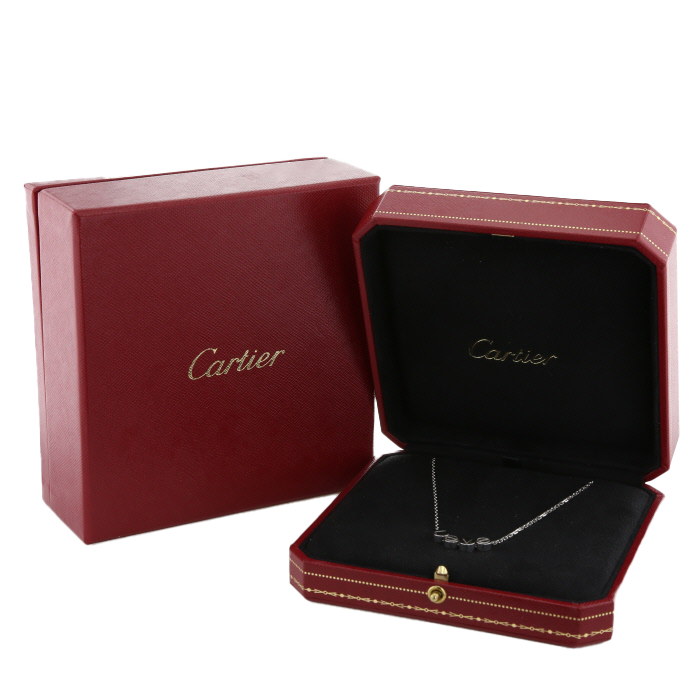 Collar Cartier Love de oro blanco - Detail D2